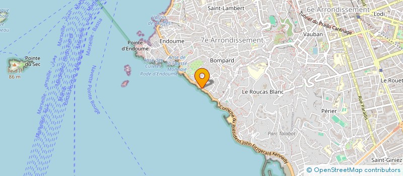 localisation de l'entreprise ACONTRALUZ à MARSEILLE