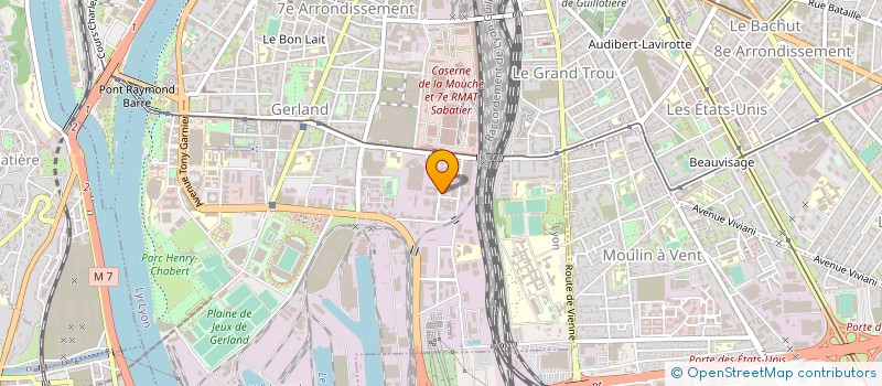 localisation de l'entreprise ACOOR AGENCEMENT COORDINATION à LYON