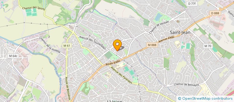 localisation de l'entreprise ACOOS à L'UNION
