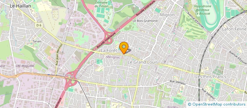 localisation de l'entreprise ACOP EXPERTISE  BORDEAUX