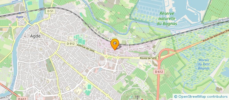 localisation de l'entreprise ACOPLAN-SUD à AGDE
