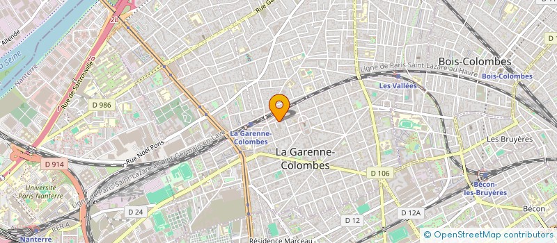 localisation de l'entreprise ACOR  LA GARENNE-COLOMBES