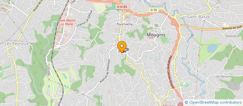 localisation de l'entreprise ACOR AMENAGEMENT CONSTRUCTION RENOVATION à MOUGINS