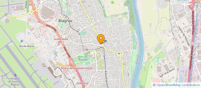 localisation de l'entreprise ACOR ASSURANCES  BLAGNAC