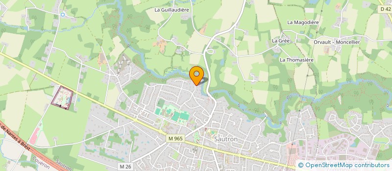 localisation de l'entreprise ACOR EXPERT à SAUTRON