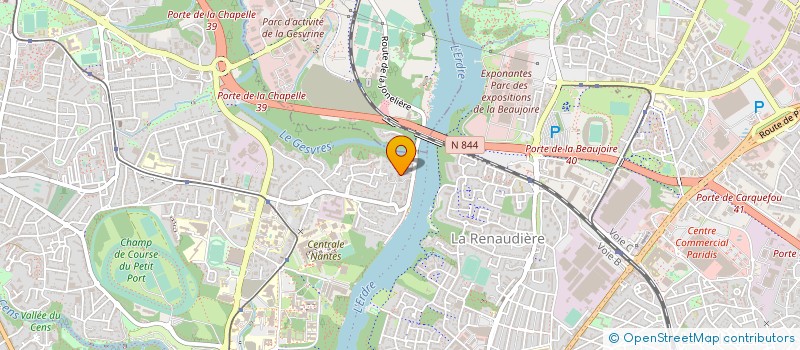 localisation de l'entreprise ACOR EXPERTISE à NANTES