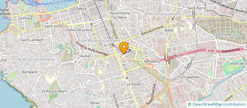 localisation de l'entreprise ACOR PV à MARSEILLE