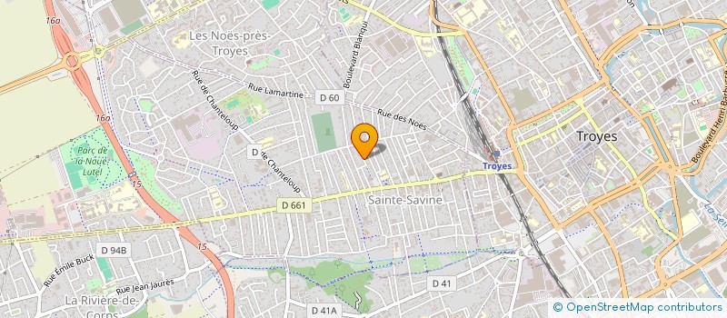 localisation de l'entreprise ACOR10  SAINTE-SAVINE