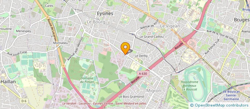 localisation de l'entreprise ACOR33 à PESSAC
