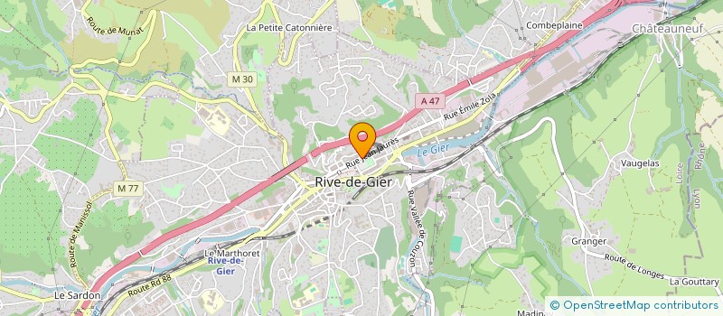 localisation de l'entreprise ACORA SUD LOIRE  LIMONEST