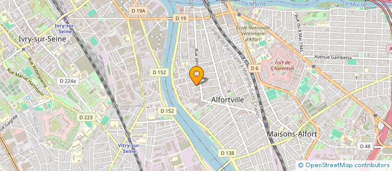 localisation de l'entreprise ACORBAT à ALFORTVILLE