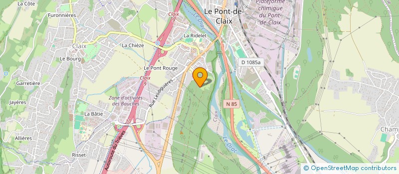 localisation de l'entreprise ACORD AGENCEMENT à CLAIX