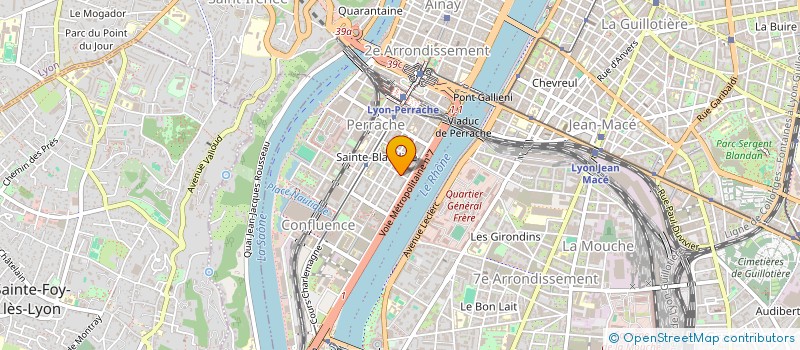 localisation de l'entreprise ACORE  LYON