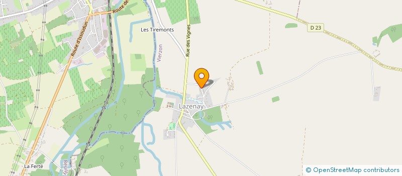 localisation de l'entreprise ACORE  LAZENAY