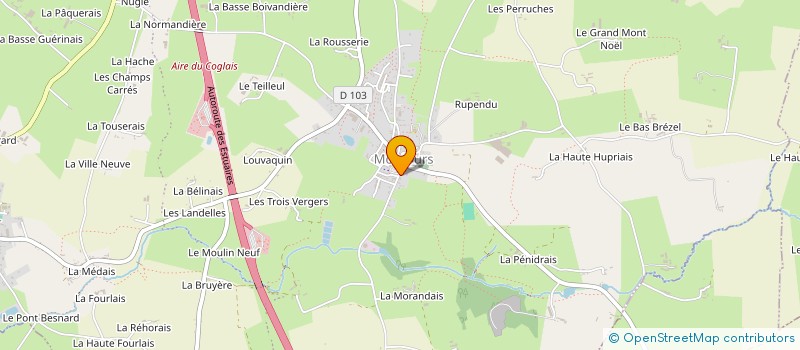 localisation de l'entreprise ACORE  SAINT-AUBIN-DU-CORMIER