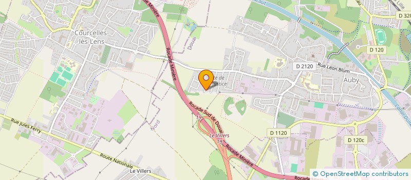 localisation de l'entreprise ACORE  AUBY