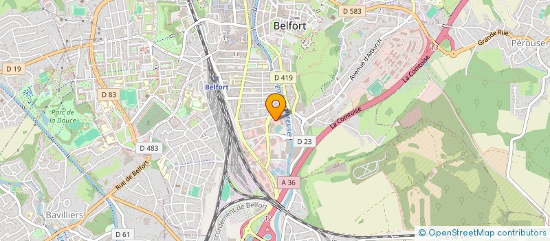 localisation de l'entreprise ACORE CONSEILS  BELFORT