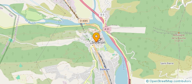 localisation de l'entreprise ACORENA à SISTERON