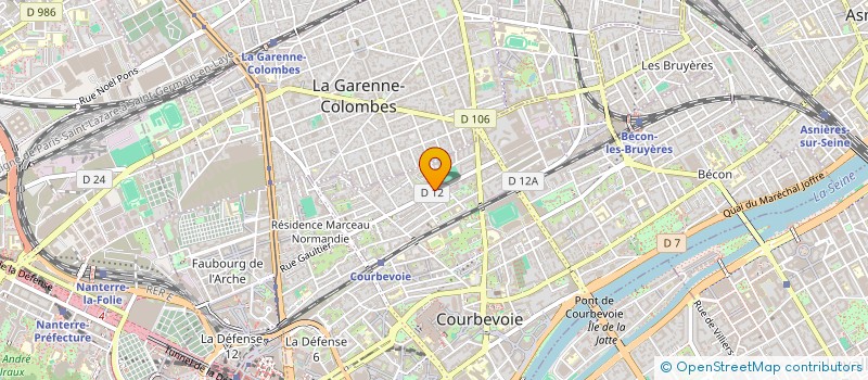 localisation de l'entreprise ACORES à COURBEVOIE