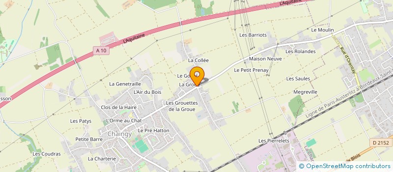localisation de l'entreprise ACORESBAT EURL à CHAINGY