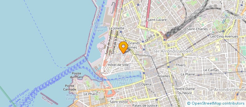 localisation de l'entreprise ACOREVE à MARSEILLE
