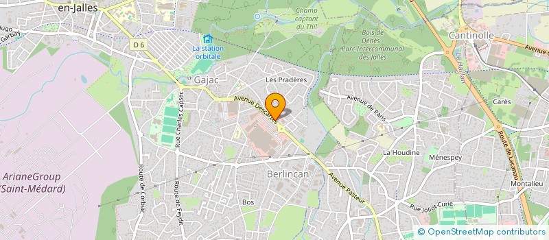 localisation de l'entreprise ACORH FRANCE SAS  SAINT-MEDARD-EN-JALLES