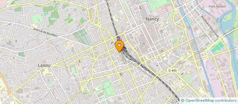 localisation de l'entreprise ACORIS à NANCY