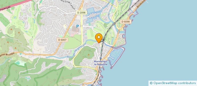 localisation de l'entreprise ACORN à MANDELIEU LA NAPOULE