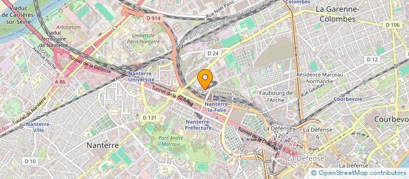 localisation de l'entreprise ACORN STORAGE FRANCE  NANTERRE