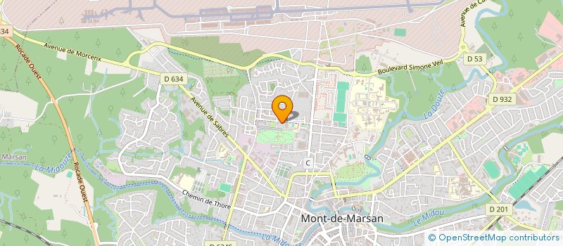 localisation de l'entreprise ACORO  MONT-DE-MARSAN