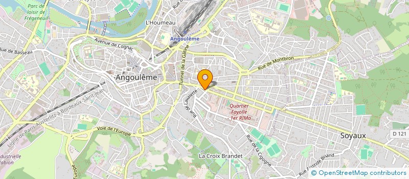 localisation de l'entreprise ACORPS à ANGOULEME