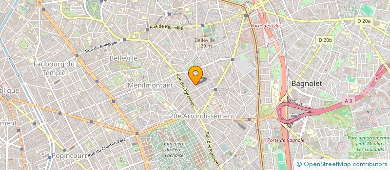 localisation de l'entreprise ACORPSD  PARIS