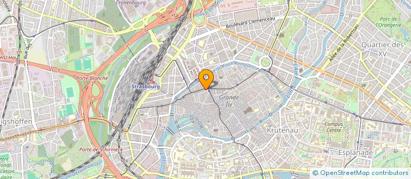 localisation de l'entreprise ACORR SAS à STRASBOURG