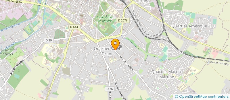 localisation de l'entreprise ACORS ENTREPRISE  CAMBRAI