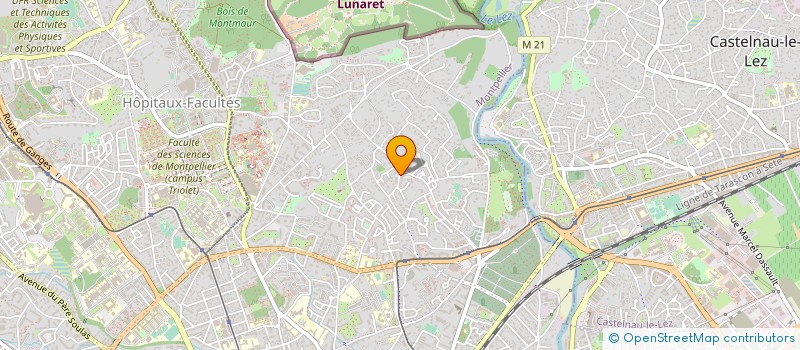 localisation de l'entreprise ACORS ET ART à MONTPELLIER