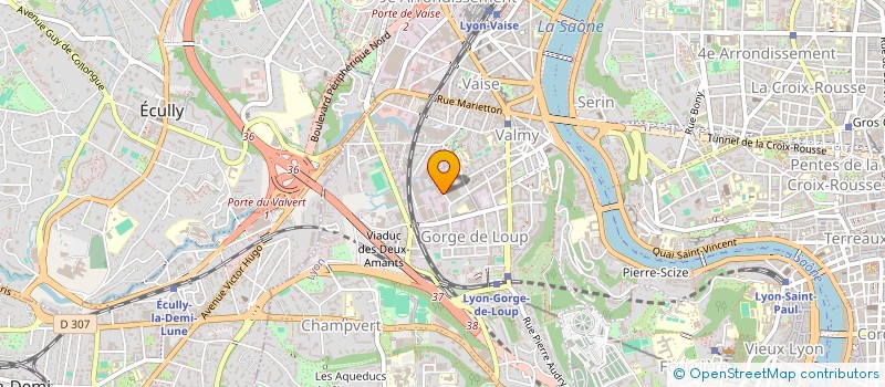 localisation de l'entreprise ACORUM à LYON