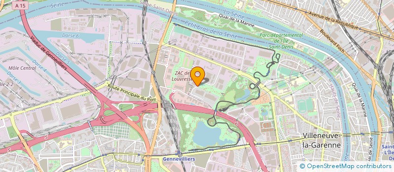 localisation de l'entreprise ACORUS - ESCI  BEZONS