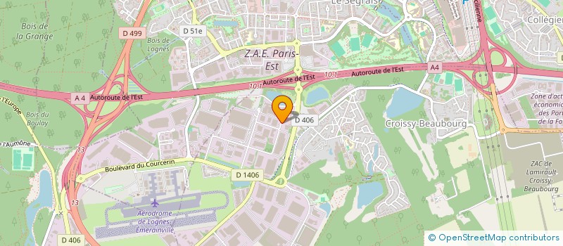 localisation de l'entreprise ACORUS INGENIERIE  CROISSY-BEAUBOURG