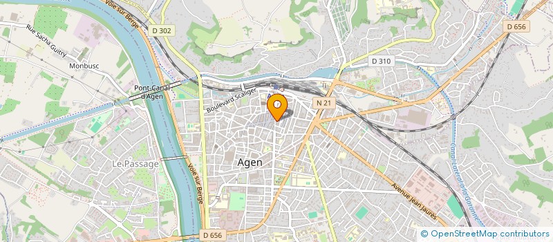 localisation de l'entreprise ACOS  AGEN