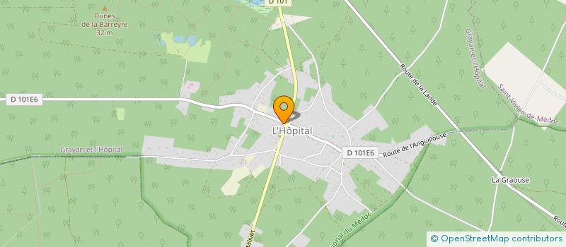 localisation de l'entreprise ACOST à GRAYAN-ET-L'HOPITAL
