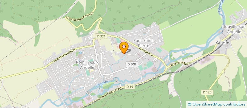 localisation de l'entreprise ACOSTA à ROMILLY-SUR-ANDELLE