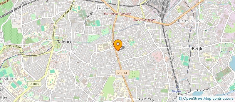 localisation de l'entreprise ACOT à BEGLES