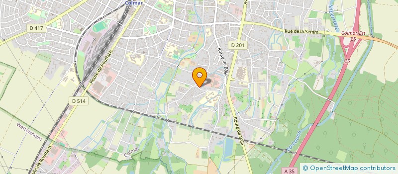 localisation de l'entreprise ACOTE  COLMAR