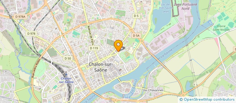 localisation de l'entreprise ACOTEC 71 à CHALON-SUR-SAONE