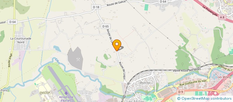 localisation de l'entreprise ACOTECH BATIMENT à AIX-EN-PROVENCE