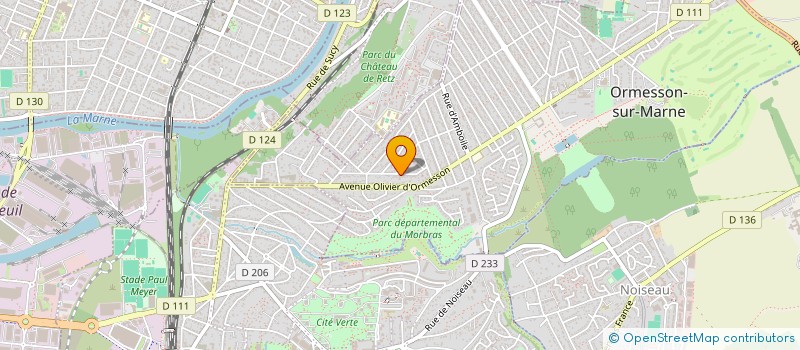 localisation de l'entreprise ACOUCONCEPT  ORMESSON-SUR-MARNE