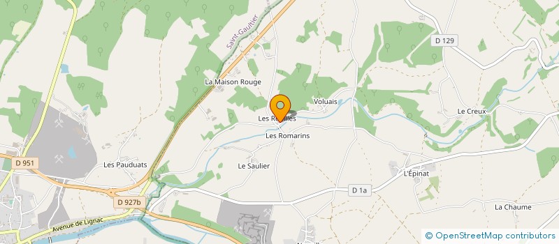 localisation de l'entreprise ACOUDEO à CHASSENEUIL