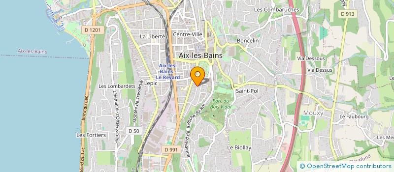 localisation de l'entreprise ACOUET CONSEILS  AIX-LES-BAINS