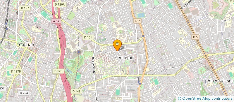 localisation de l'entreprise ACOUPHENE ACPN à VILLEJUIF