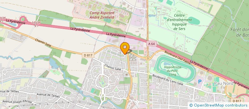 localisation de l'entreprise ACOUPHENOLOGUE  LONS